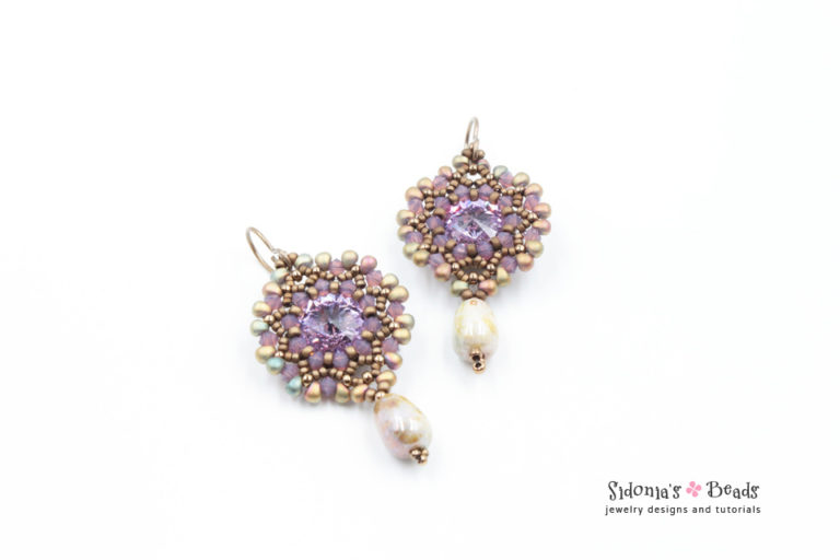 Beading Tutorial Marquise Earrings Sidonia S Beads